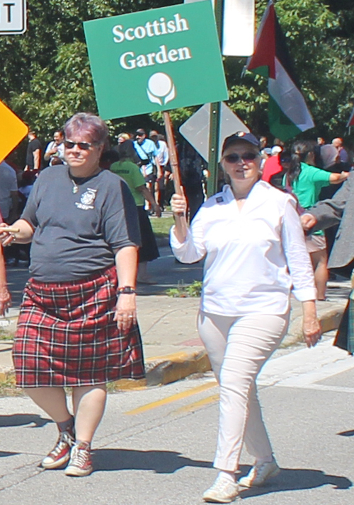 Scottish Garden in the Parade of Flags at One World Day